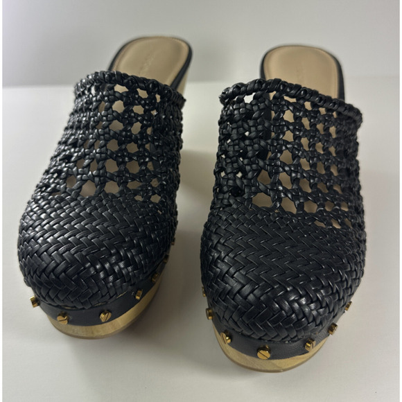 Veronica Beard Hardie Woven Leather Clogs Women's Shoes Size 6M 6 EUC $450 MSRP - Picture 15 of 16